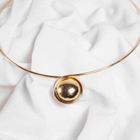 Gold Drop Collar Necklace