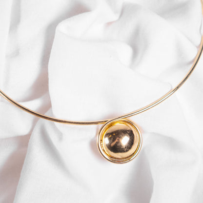 Gold Drop Collar Necklace