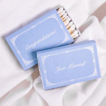 Just Married Matchbox