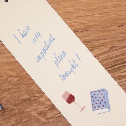 Important Plans Bookmark