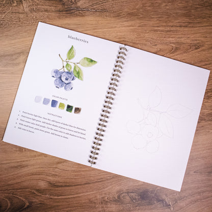 Fruit Watercolor Workbook