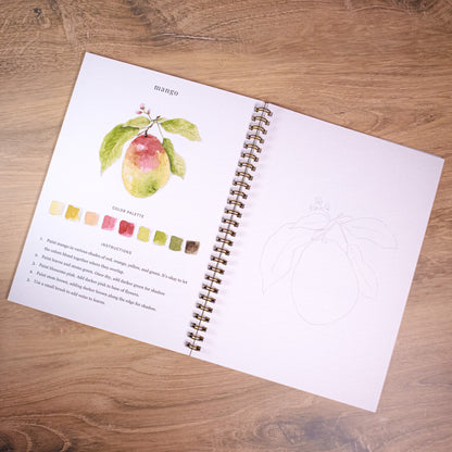 Fruit Watercolor Workbook