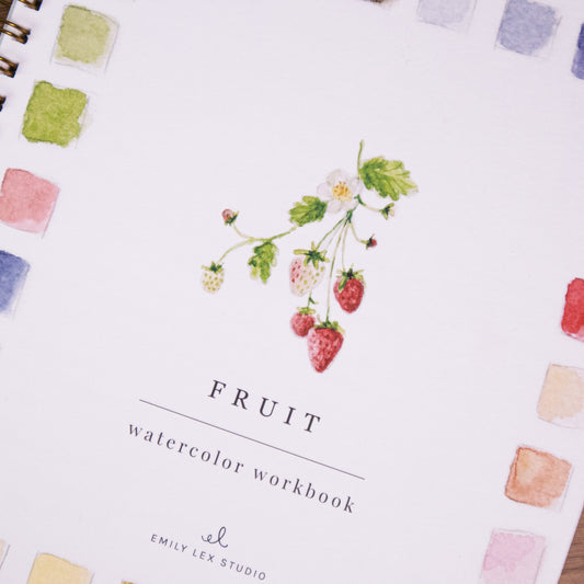Fruit Watercolor Workbook