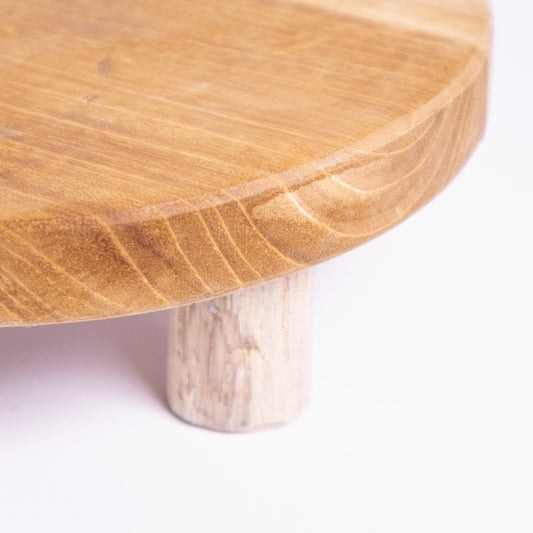 Round Wood Stand