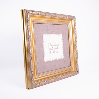 Slow Down Framed Wall Art
