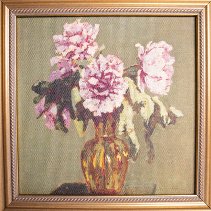Pink Peonies Framed Wall Art
