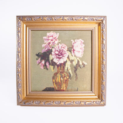 Pink Peonies Framed Wall Art