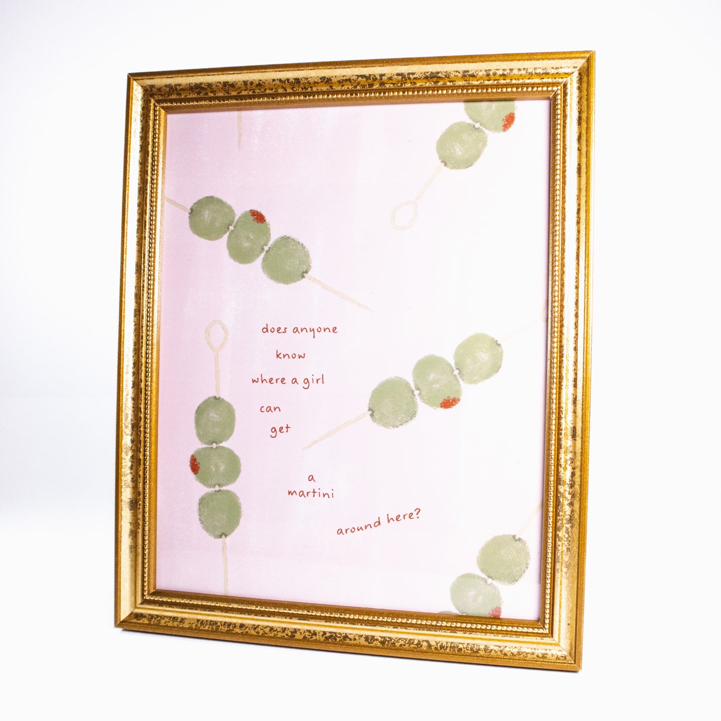 Girls Want Martinis Wall Art Print