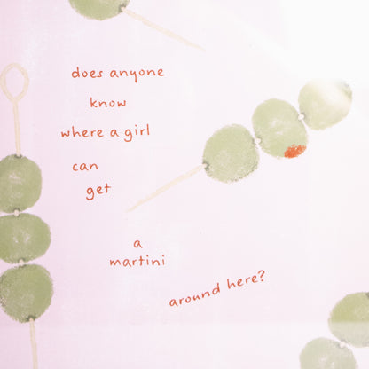 Girls Want Martinis Wall Art Print
