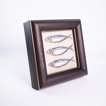 Three Fish Framed Wall Art