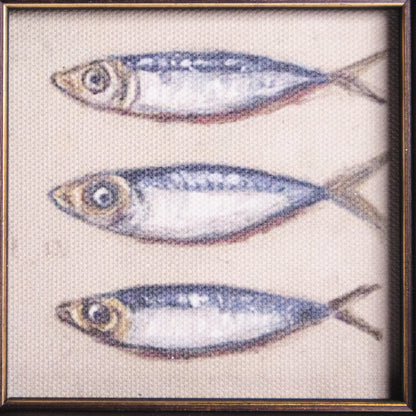 Three Fish Framed Wall Art