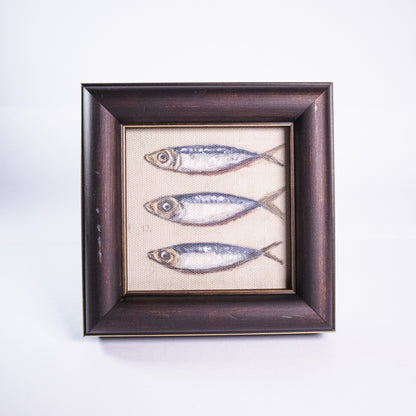 Three Fish Framed Wall Art
