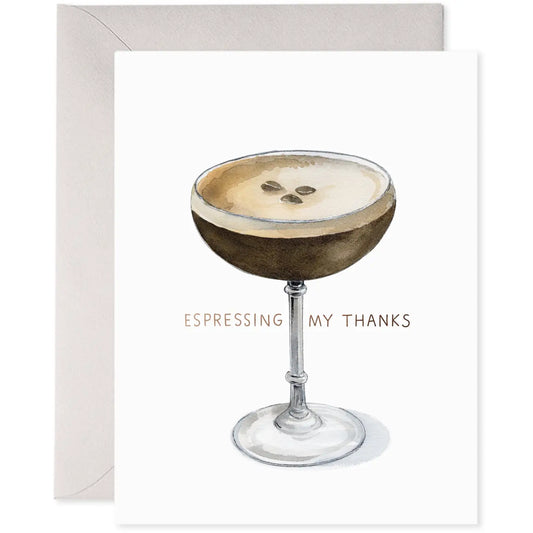 Espressing My Thanks Greeting Card