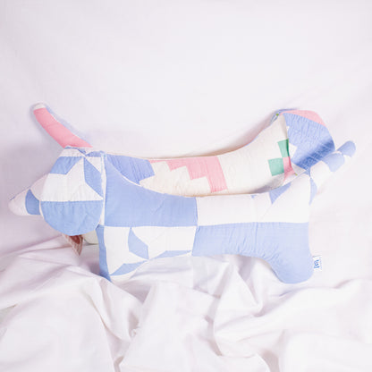 Quilted Dachshund Pillow