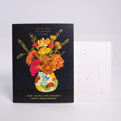 Favorite Person Anniversary Greeting Card