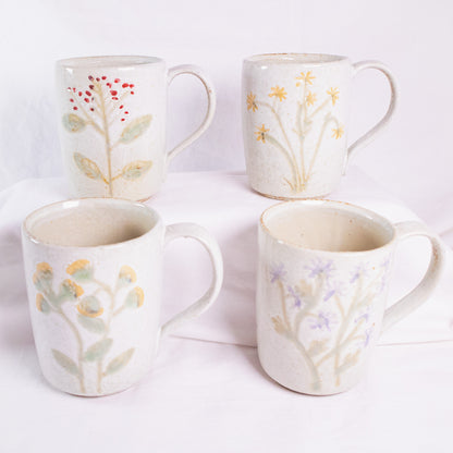 Botanical Flower Mug