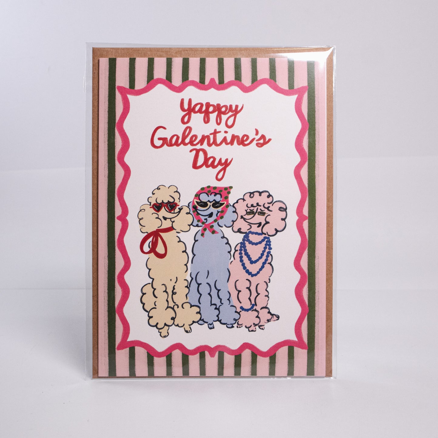 Yappy Galentine's Greeting Card