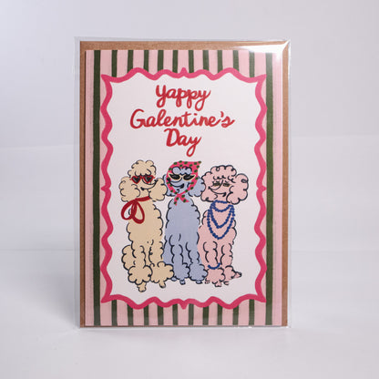 Yappy Galentine's Greeting Card