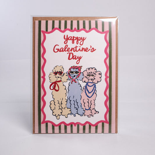 Yappy Galentine's Greeting Card