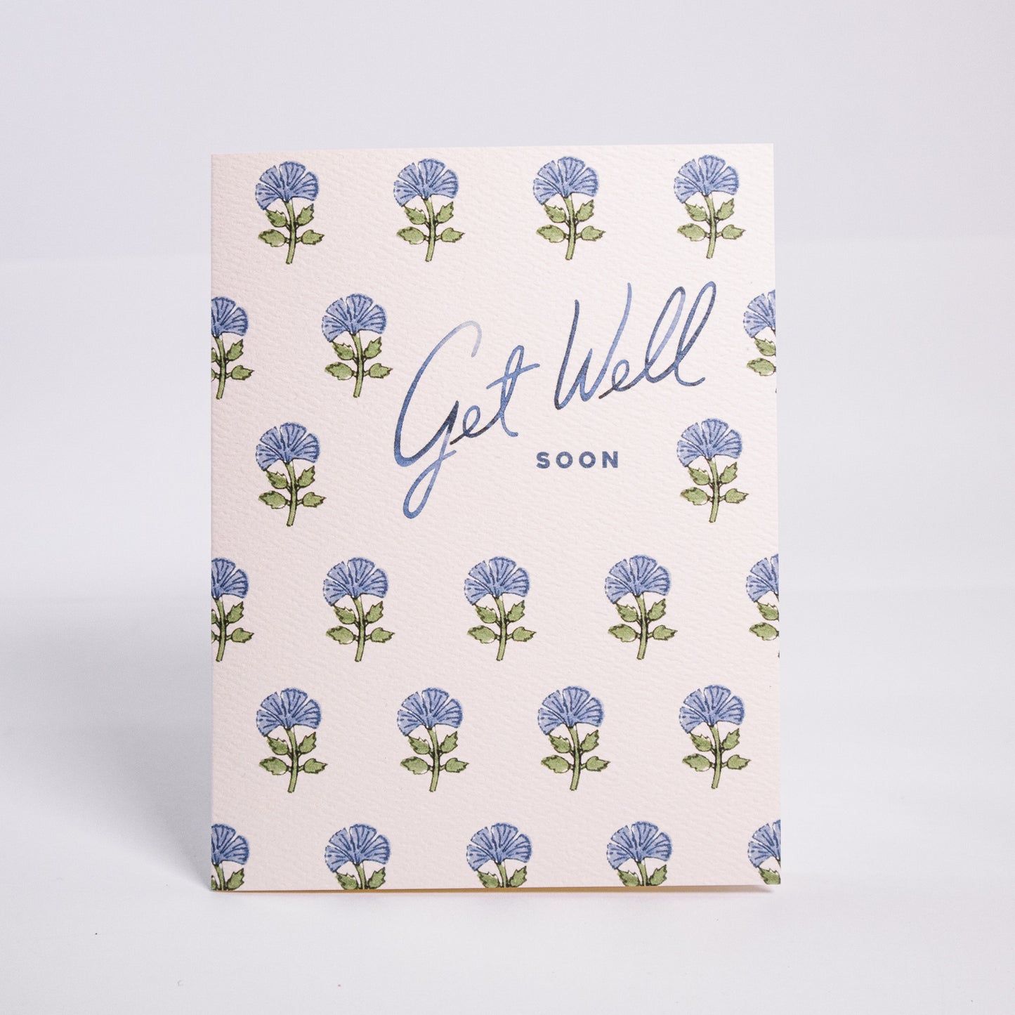 Get Well Soon Flowers Greeting Card