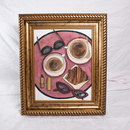 Afternoon Coffee Wall Art Print