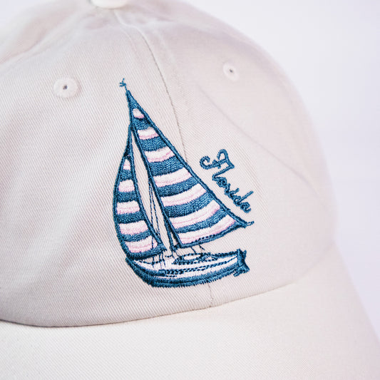Florida Sailboat Baseball Cap