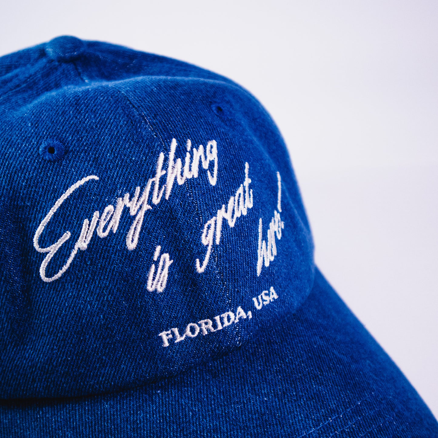 Everything's Great Here Florida Baseball Cap