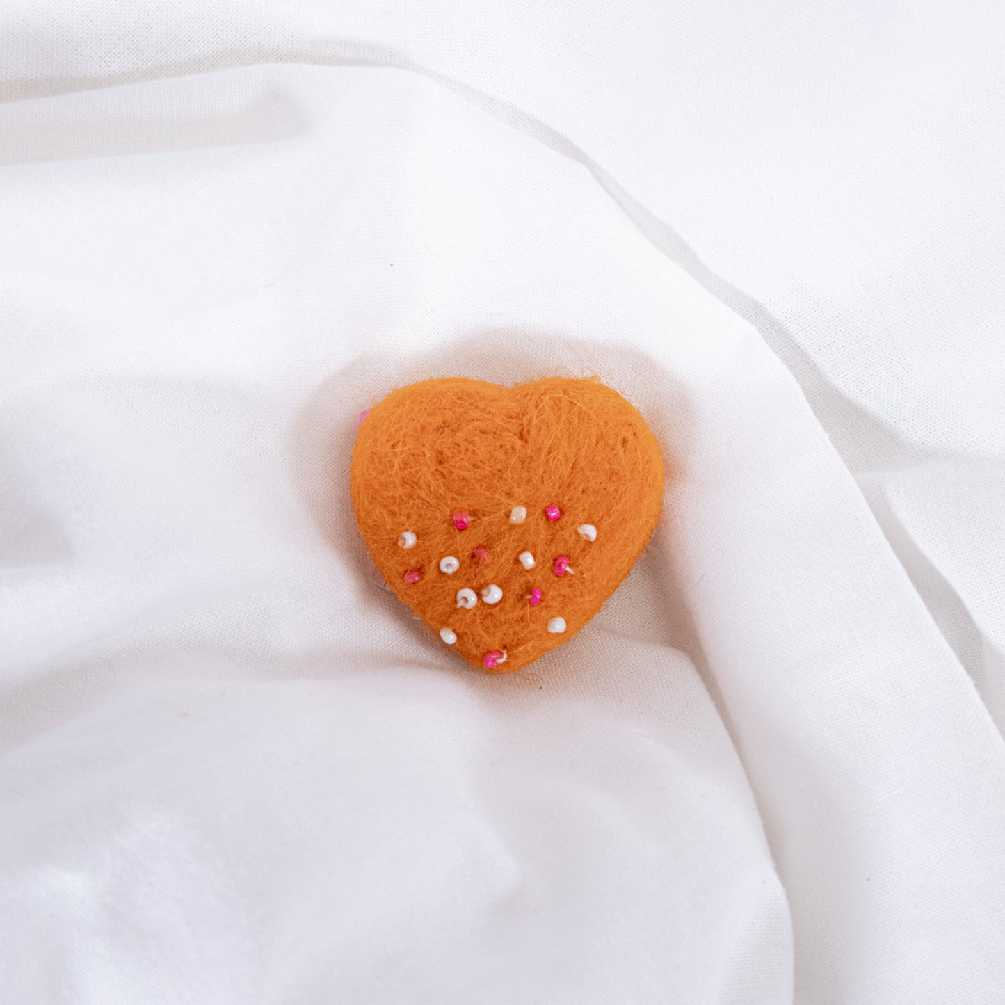 Beaded Heart Magnet
