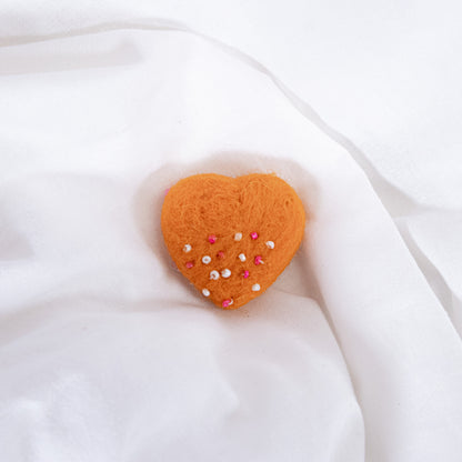 Beaded Heart Magnet