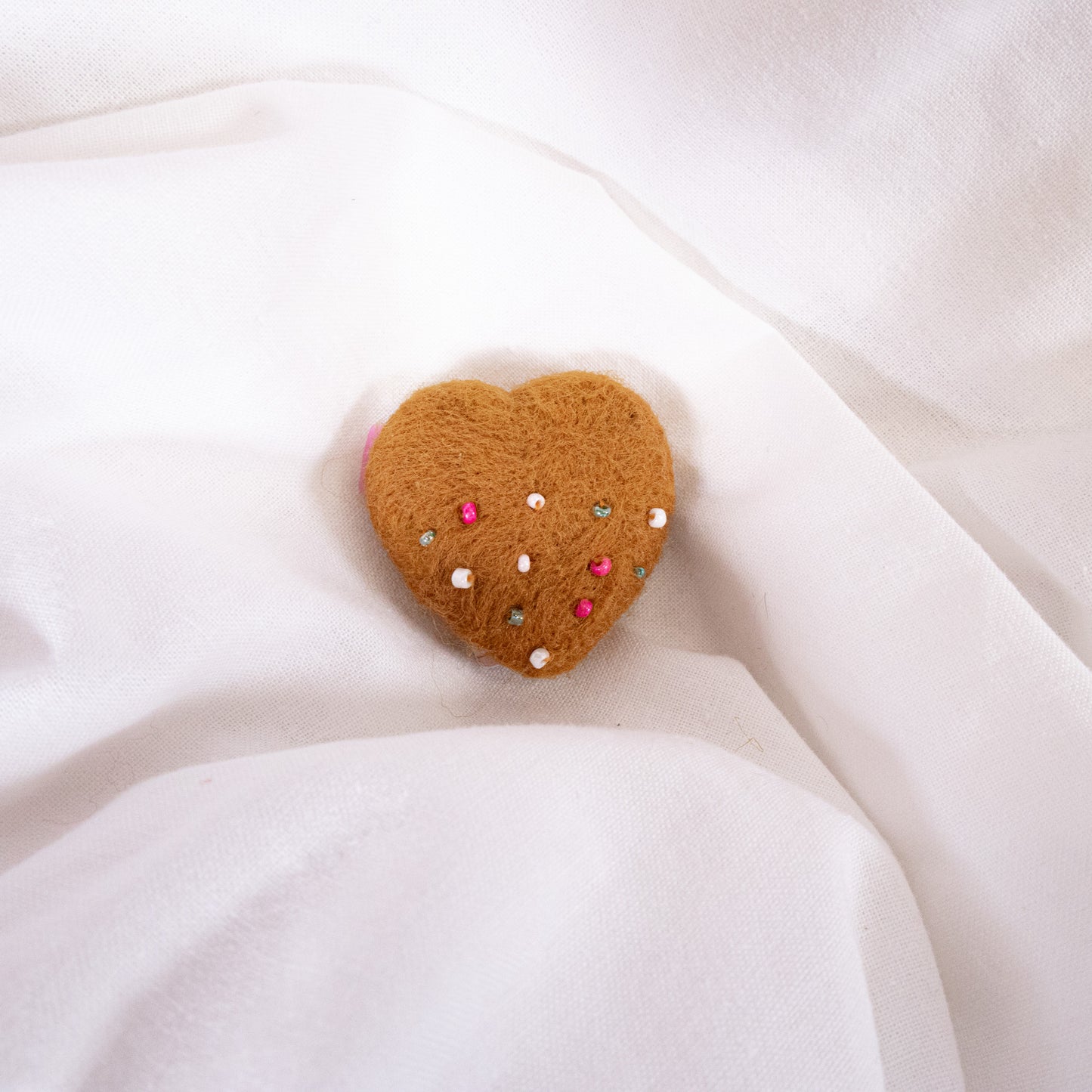 Beaded Heart Magnet