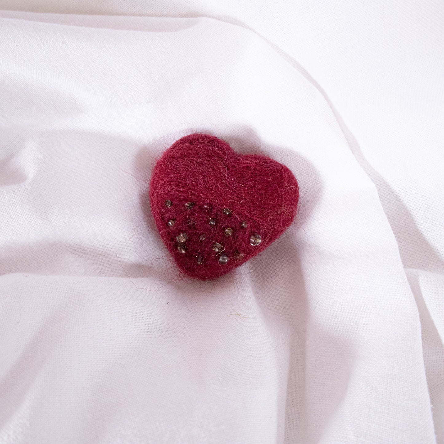 Beaded Heart Magnet