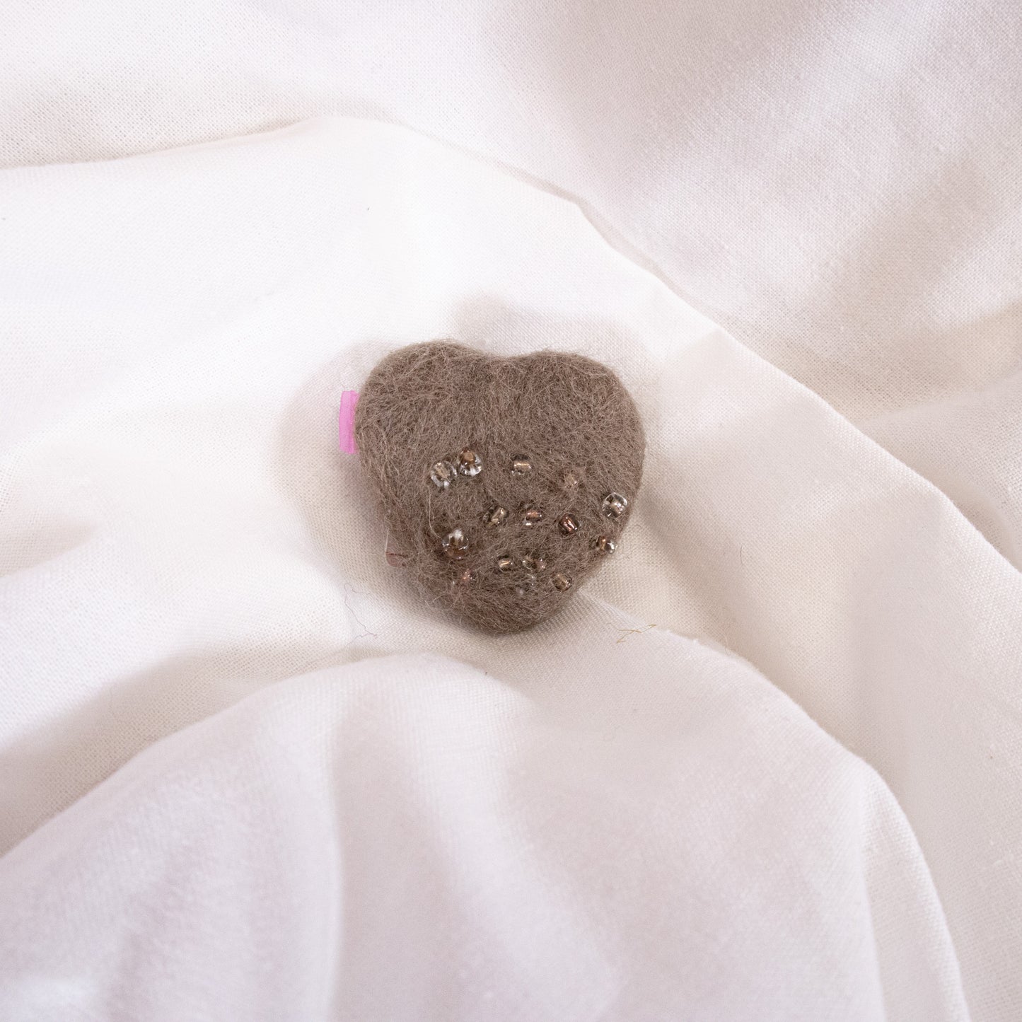 Beaded Heart Magnet