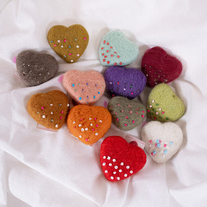 Beaded Heart Magnet