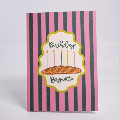 Birthday Baguette Greeting Card