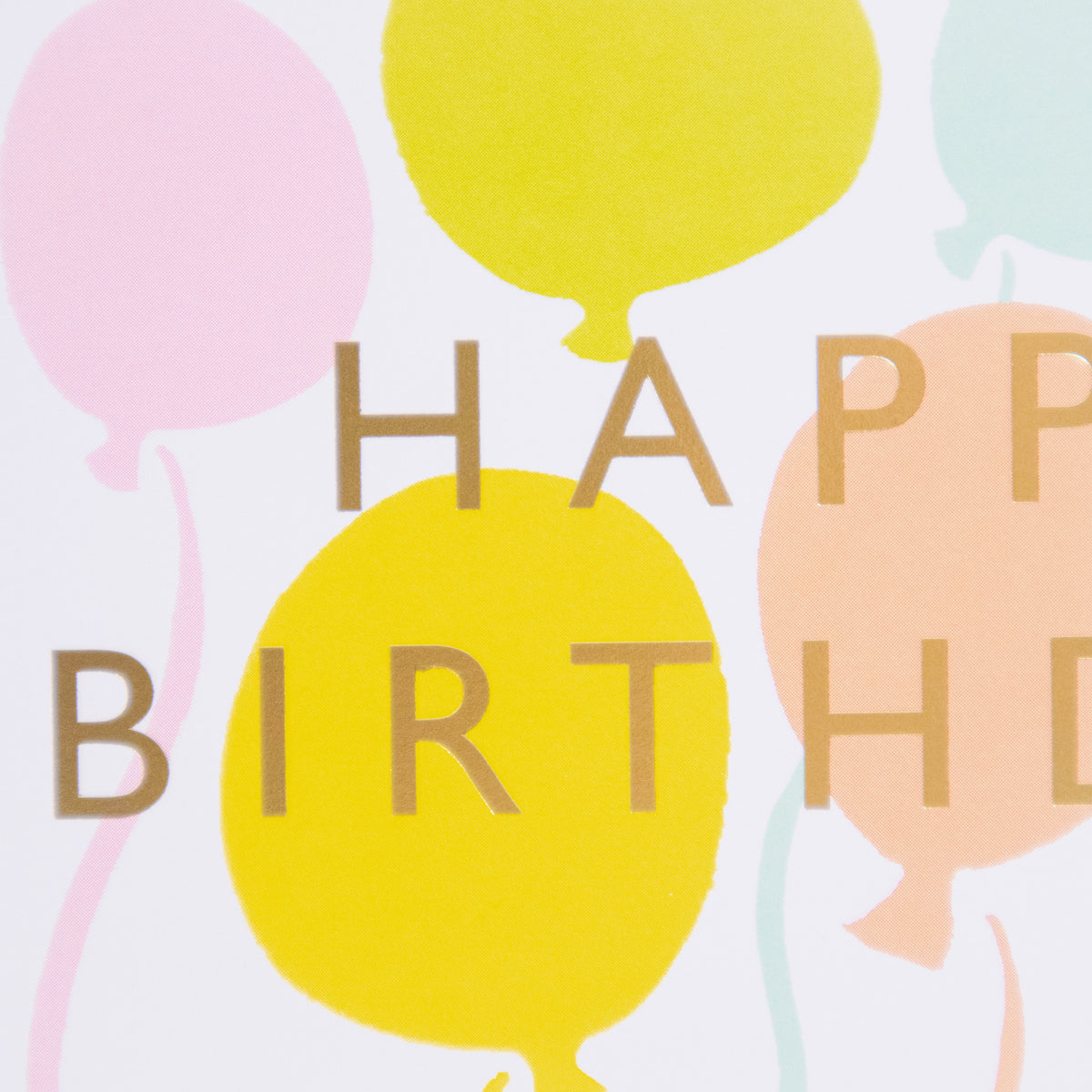 Balloons Birthday Card