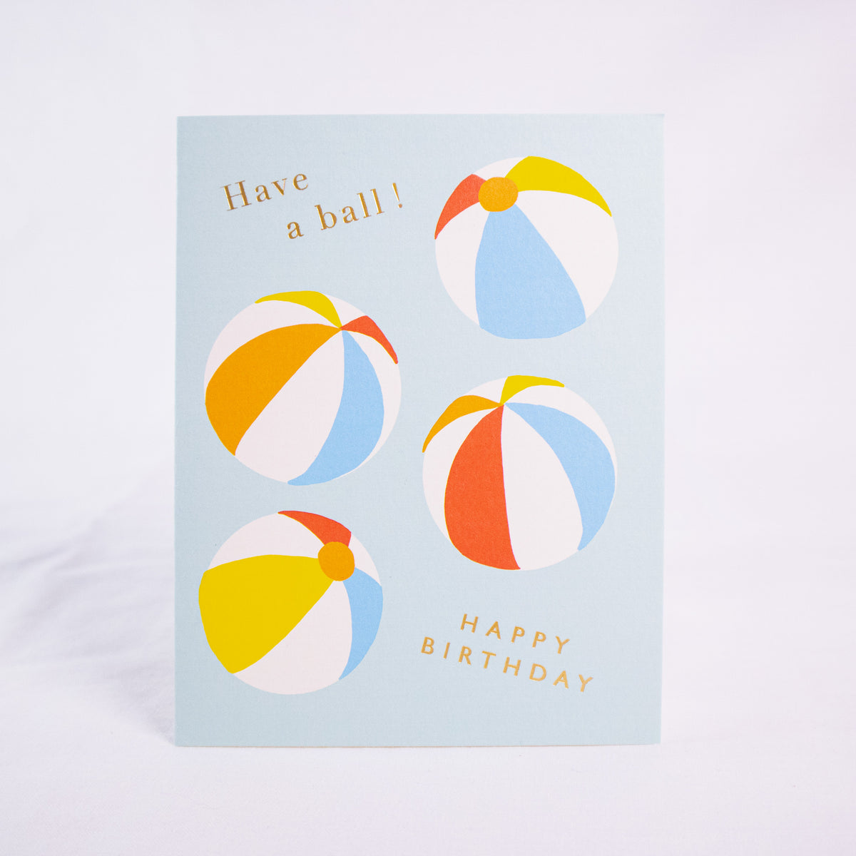 Beach Ball Birthday Card