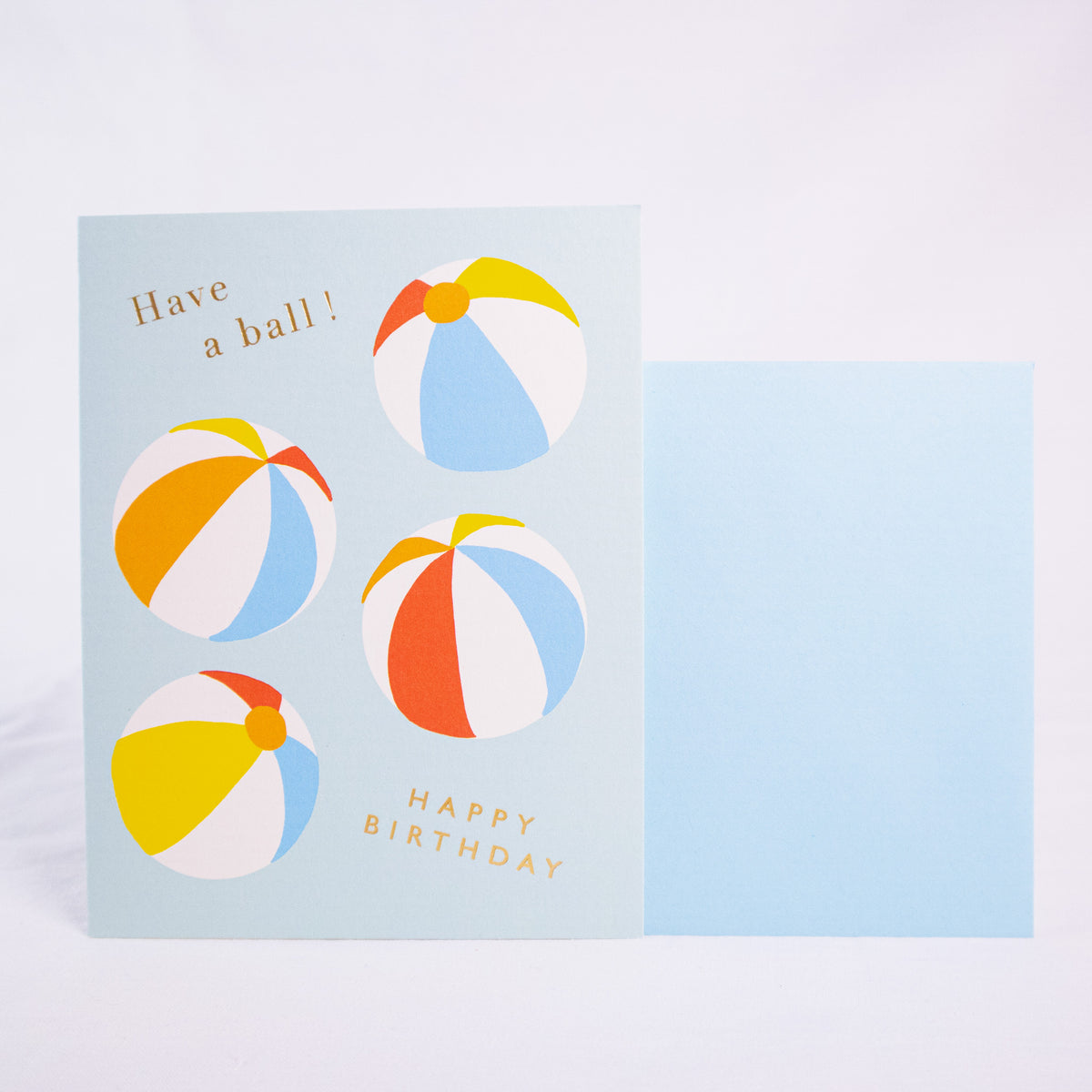Beach Ball Birthday Card