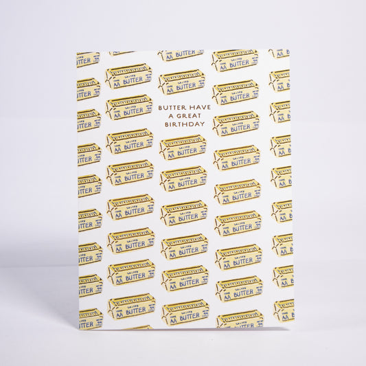 Butter Birthday Greeting Card