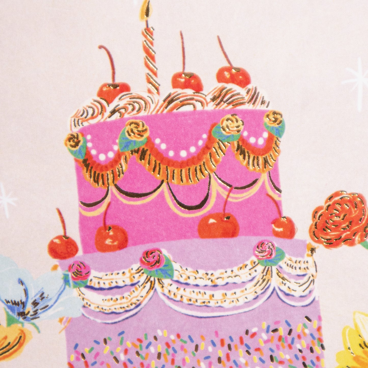 Easy Celebrating You Cake Birthday Greeting Card