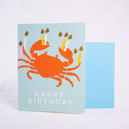 Crab Birthday Card