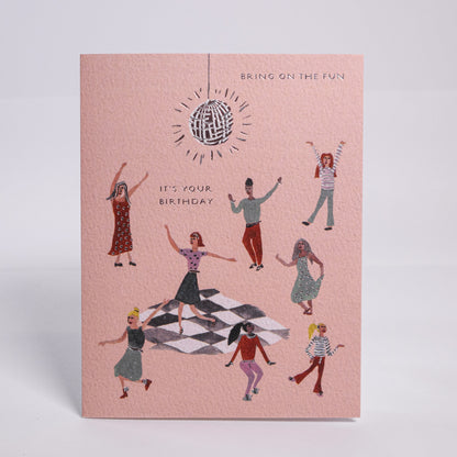 Birthday Disco Greeting Card