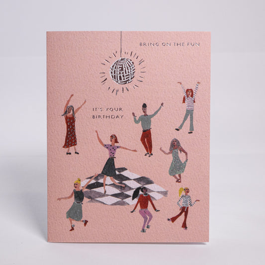 Birthday Disco Greeting Card