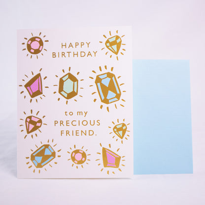 Precious Friend Jewel Birthday Card
