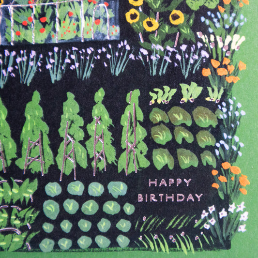 Greenhouse Happy Birthday Greeting Card