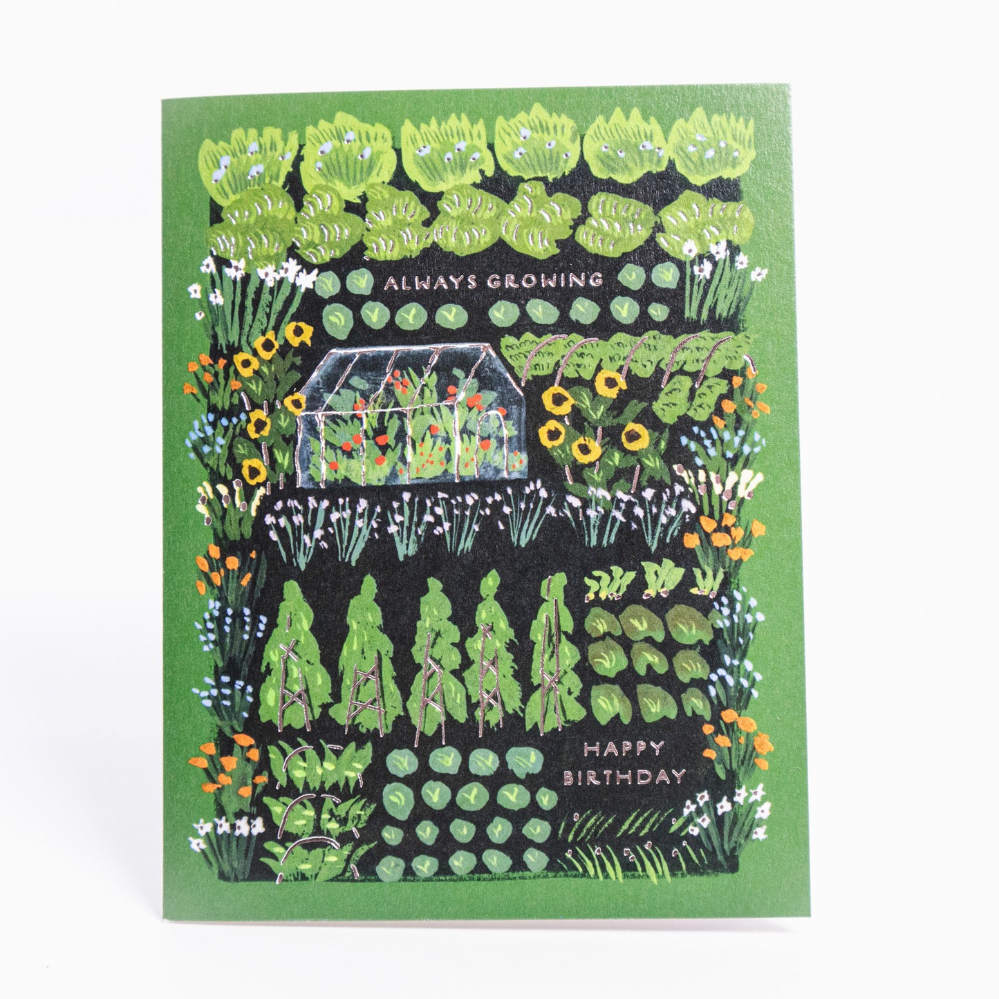 Greenhouse Happy Birthday Greeting Card