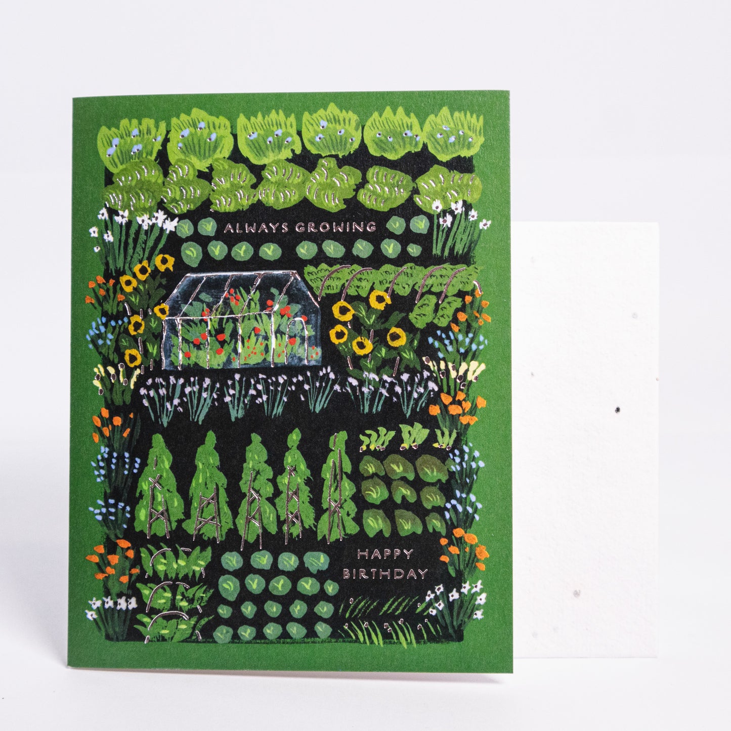 Greenhouse Happy Birthday Greeting Card