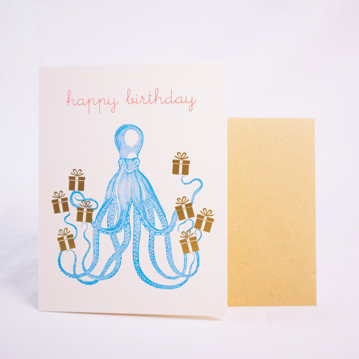 Octopus Birthday Card