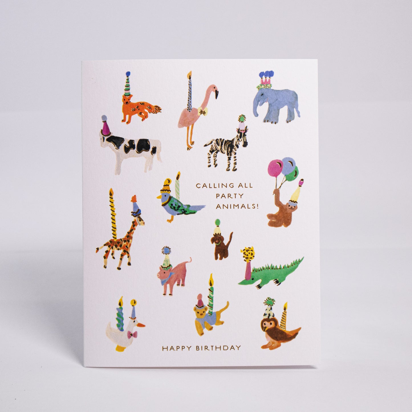 Party Animals Birthday Greeting Card