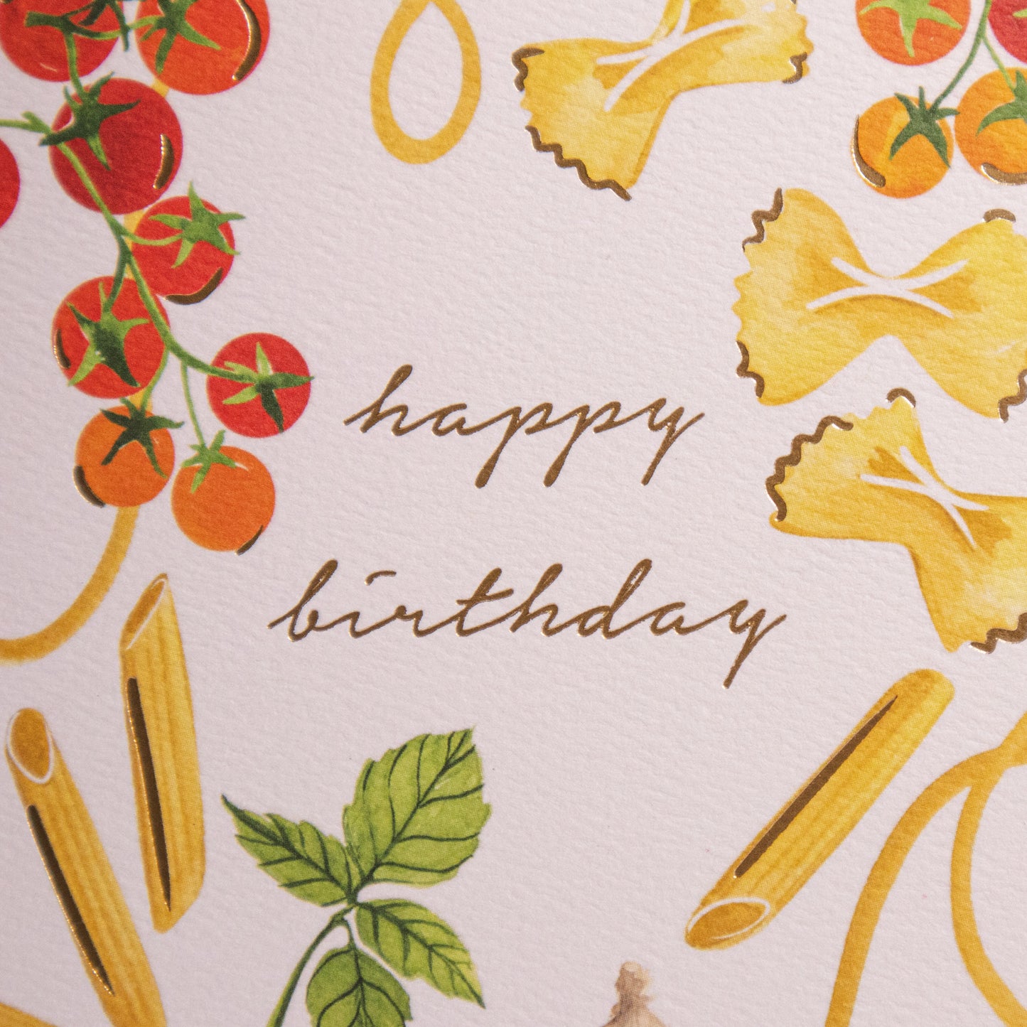 Pasta Party Birthday Greeting Card