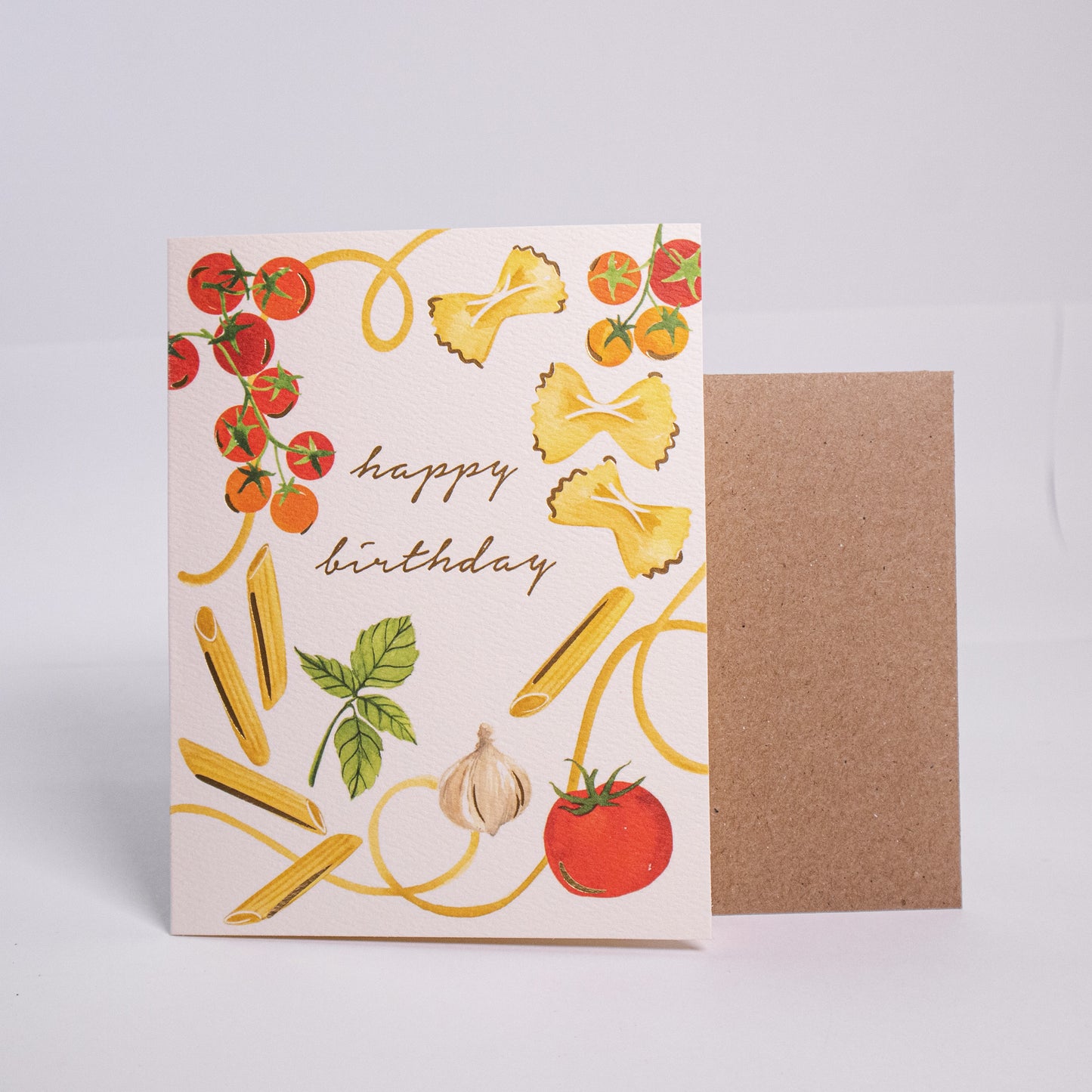 Pasta Party Birthday Greeting Card